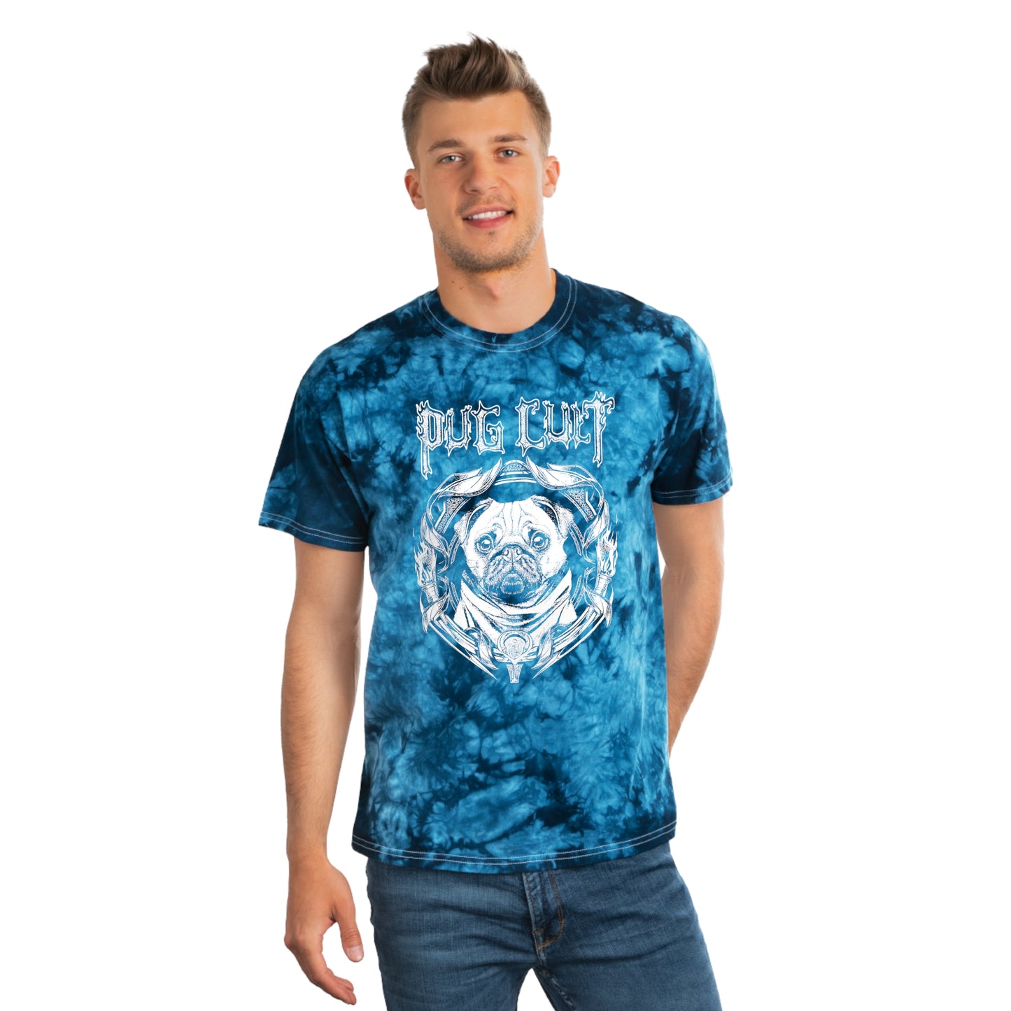 Pug Cultist -  Tie-Dye Tee