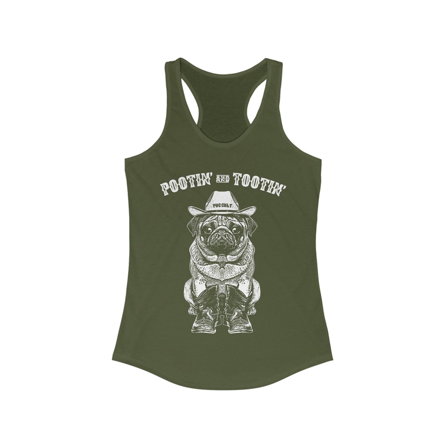 Pootin & Tootin - Women's Ideal Racerback Tank