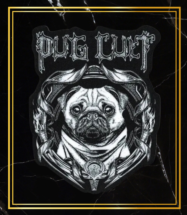 Pug Cultist Sticker