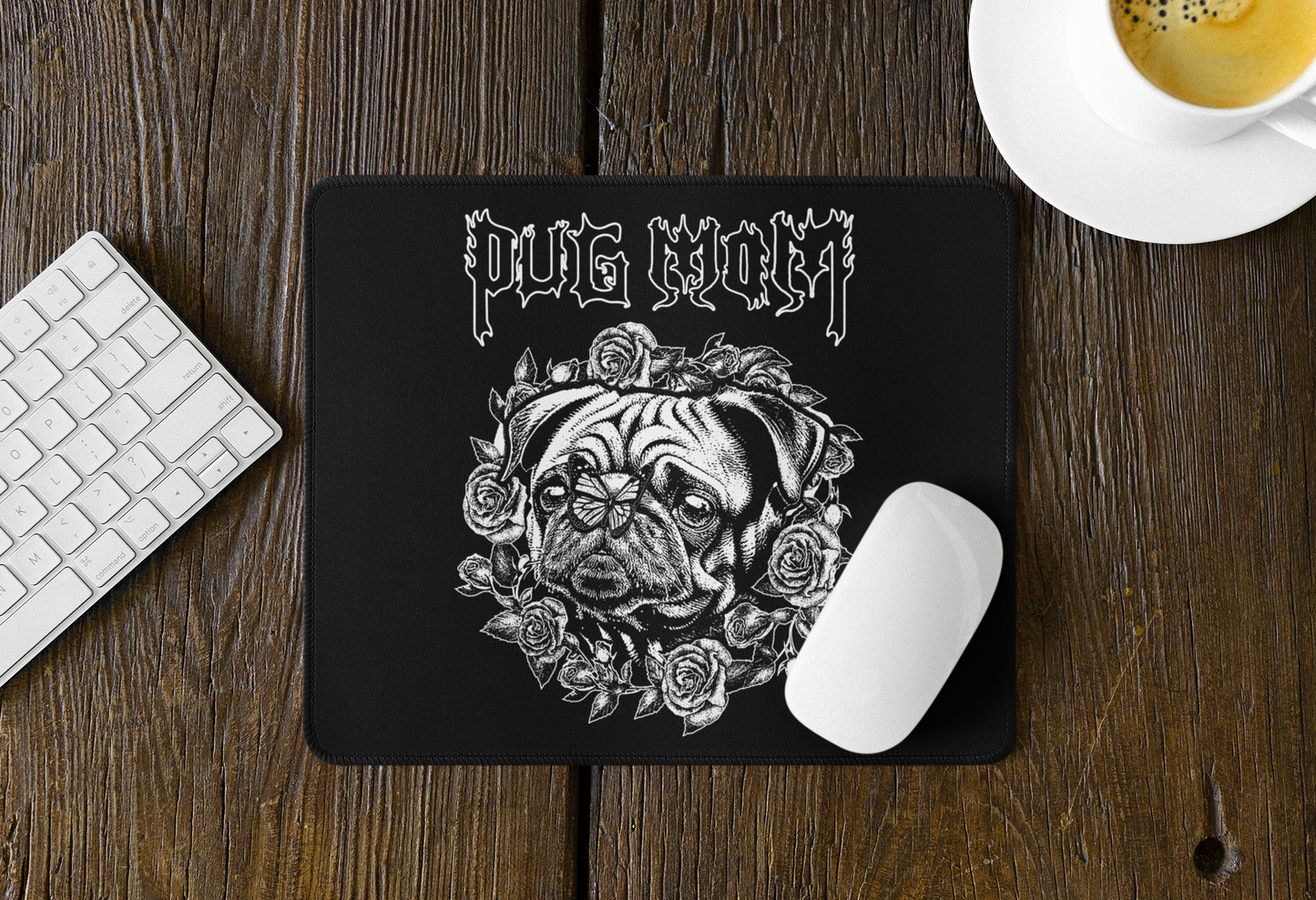 Pug Mom - Mouse Pad